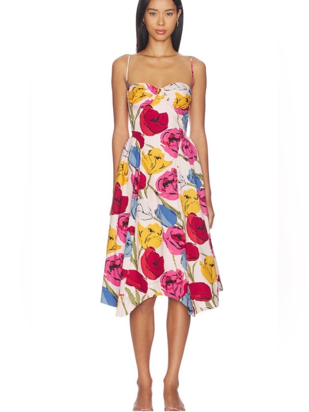 NWT Free People Spring Combo Midi Dress